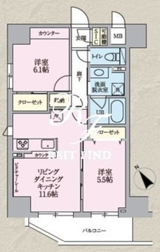 ザ・オベリスクイマド 901 間取り図