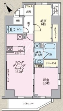 ザ・オベリスクイマド 203 間取り図