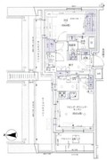 レジデンシャル池袋本町 501 間取り図