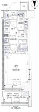レジデンシャル池袋本町 514 間取り図