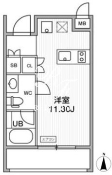 オルタナ学芸大学 205 間取り図