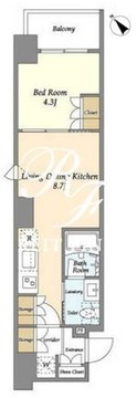 グランカーサ蔵前 501 間取り図