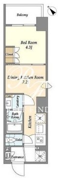 グランカーサ蔵前 502 間取り図