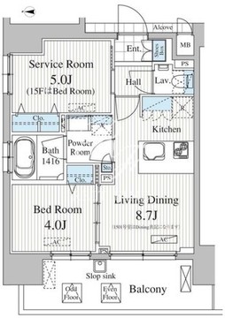 オークスクエア雷門 1101 間取り図