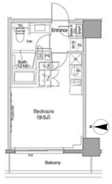 ザ・パークハビオ三軒茶屋 311 間取り図
