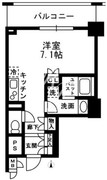 レジディア中落合 A402 間取り図