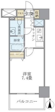 KDX吾妻橋レジデンス 602 間取り図
