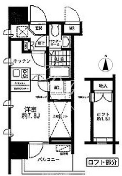 レジディア大森東 209 間取り図