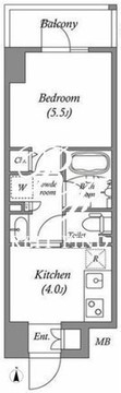 コスモグラシア両国レジデンス 503 間取り図