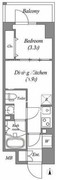 コスモグラシア両国レジデンス 302 間取り図