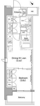 ヴェール・クレール大崎 613 間取り図
