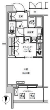 リージア経堂テラスガーデン 631 間取り図