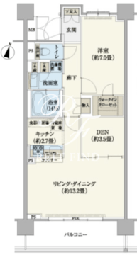 リージア経堂テラスガーデン 904 間取り図