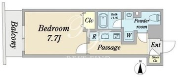 アルファネクスト錦糸町 302 間取り図