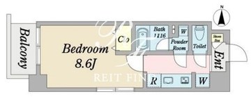 アルファネクスト錦糸町 301 間取り図