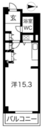 アクティ目黒駅前 1-707 間取り図