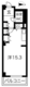 アクティ目黒駅前 1-707 間取り図