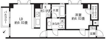 レジディア三軒茶屋2 301 間取り図