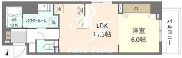 ウエサカステューディオ 401 間取り図
