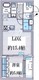 クラルテラセ新宿富久 306 間取り図