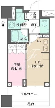 ザ・パークハウス上野 309 間取り図