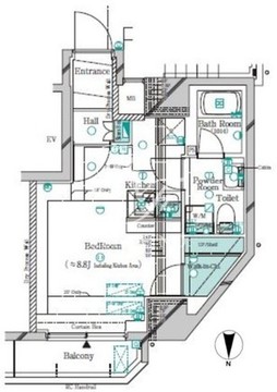 ガリシア錦糸町5 301 間取り図