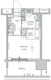 ワンルーフレジデンス田町 919 間取り図