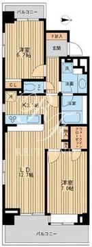 グランカーサ両国弐番館 501 間取り図