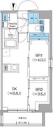 クレヴィアリグゼ日暮里根岸 601 間取り図
