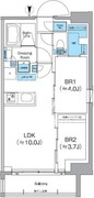 クレヴィアリグゼ日暮里根岸 701 間取り図