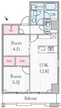 アーバンパークグラン代官山 201 間取り図