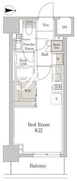 パークアクシス東陽町レジデンス 502 間取り図