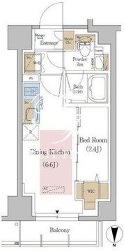アーバネックス東京八丁堀 1004 間取り図