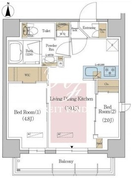 アーバネックス東京八丁堀 201 間取り図