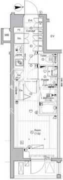 プレミアムキューブ武蔵小山 101 間取り図