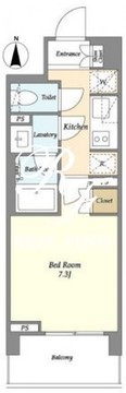 リーブルグラント四谷三丁目 506 間取り図