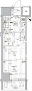 プレミアムキューブG後楽園 1402 間取り図