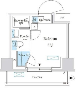 パークアクシス錦糸町スタイルズ 315 間取り図
