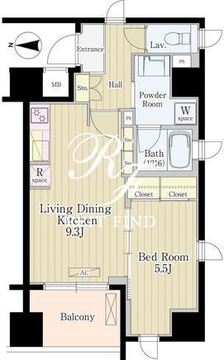 松葉 206 間取り図