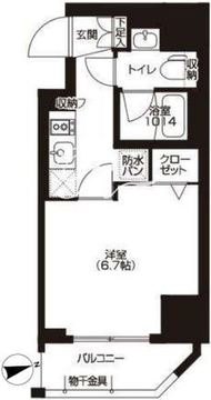 アーバネックス大森 401 間取り図