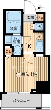 レジデンス大森 604 間取り図