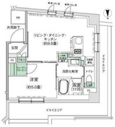 スタイリオ三軒茶屋 102 間取り図