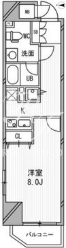 浅草橋レジデンス 401 間取り図