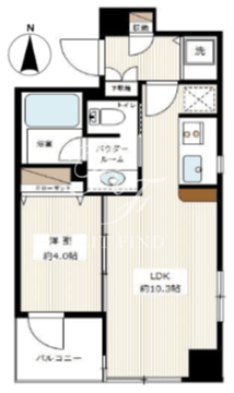 カスタリア高輪台 904 間取り図