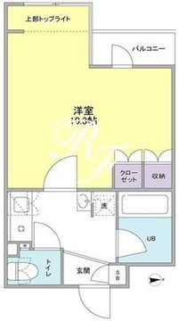 ディアレンス西麻布 105 間取り図