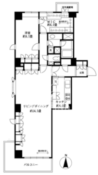 広尾ガーデンヒルズ O-812 間取り図