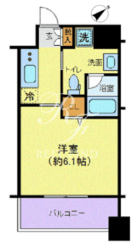 ベルファース水天宮前 904 間取り図