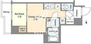 アジュールテラス門前仲町 604 間取り図