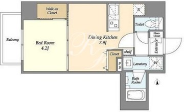 アジュールテラス門前仲町 104 間取り図