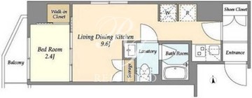 アジュールテラス門前仲町 603 間取り図